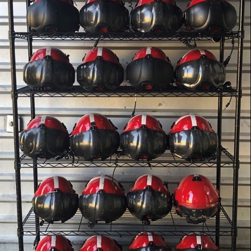 Lot of 24 Alpha Eagle Flight Helmets